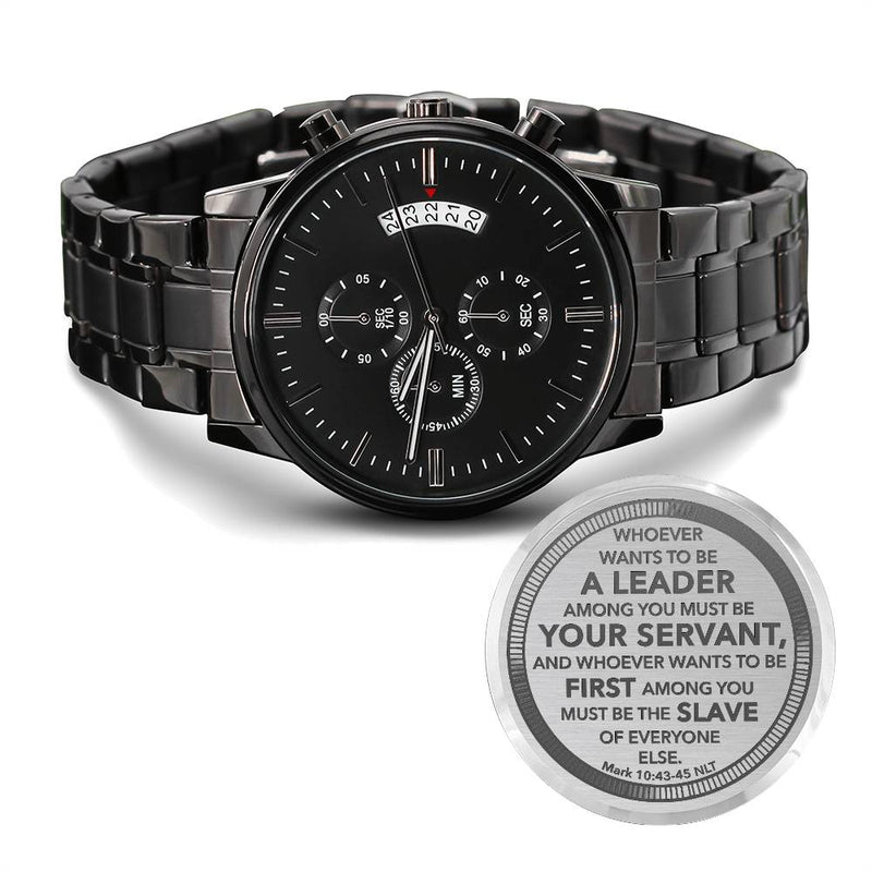 Whoever Wants to Be a Leader (Mark 1043) – Men's Watch
