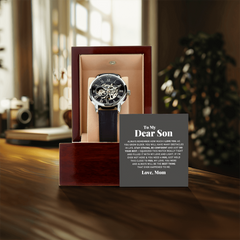 To My Dear Son Always Remember I Love You – Openwork Watch