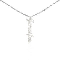 Classic Vertical Name Necklace