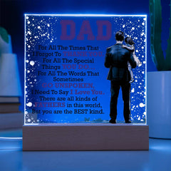 Thank You Dad - Acrylic Square